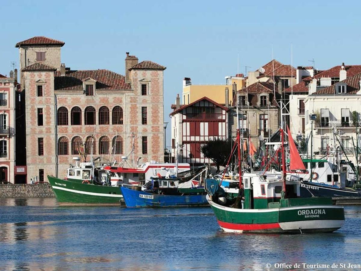 Charmant Studio Face Mer Avec Acces Direct Plage - Fr-1-4-659 Saint-Jean-de-Luz Εξωτερικό φωτογραφία